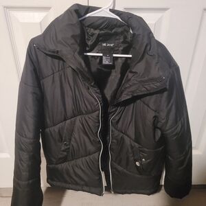 Me Jane Black Quilted Jacket